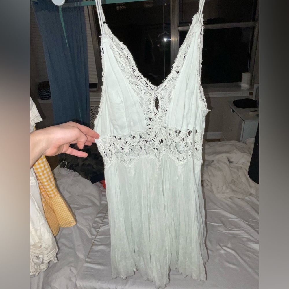 Mint green free people dress